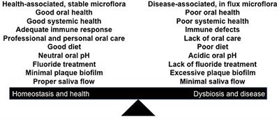 Dysbiosis From a Microbial and Host Perspective Relative to Oral Health and Disease